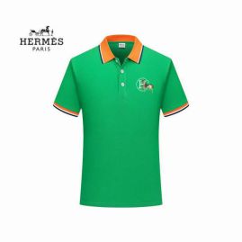 Picture of Hermes Polo Shirt Short _SKUHermesShortPolom-3xl25t1020463